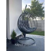 Підвісне крісло-кокон GARDEN_Graphit (темно-сірий)